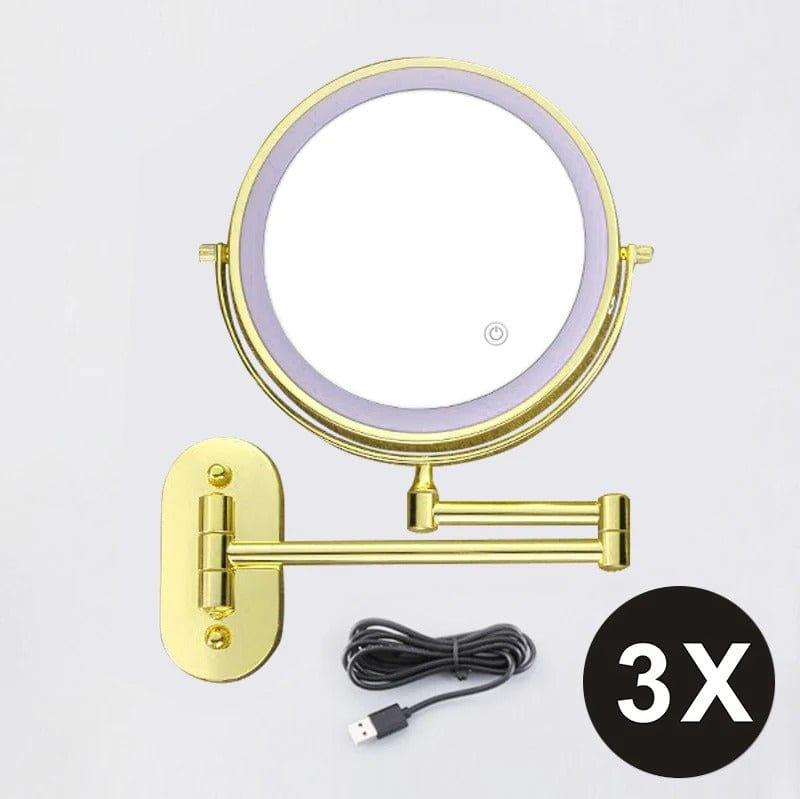 Make-Up Spegel med Ljus - Uppladdningsbar Make-up Spegel med Ljus