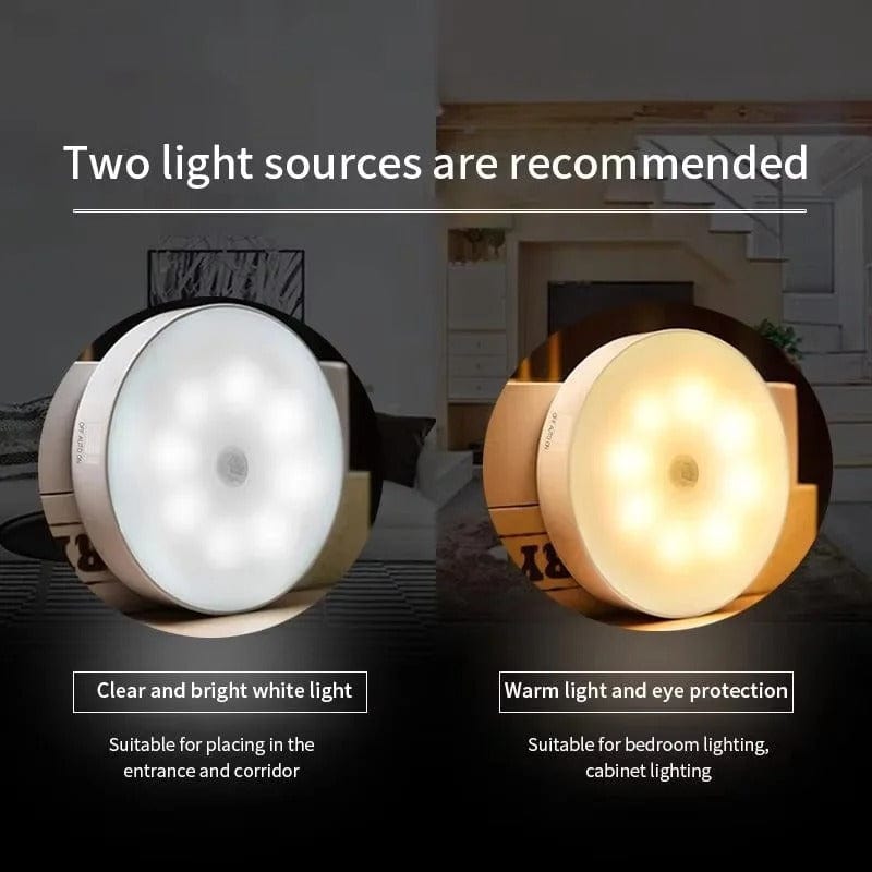 Rörelse Light - Uppladdningsbar Rörelse Sensor LED Ljus