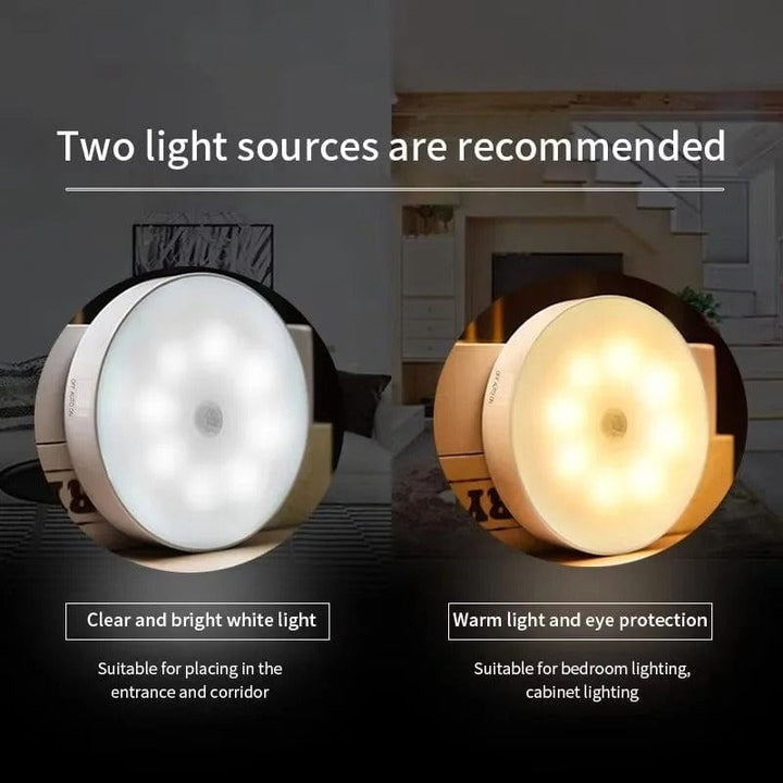 Rörelse Light - Uppladdningsbar Rörelse Sensor LED Ljus