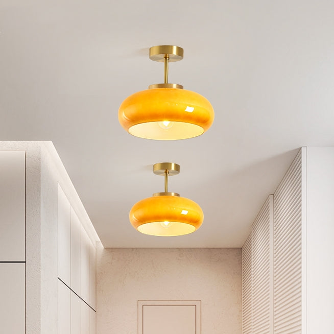 Taklampa Vintage Glas Hänglampa