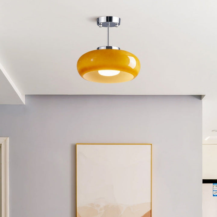Taklampa Vintage Glas Hänglampa