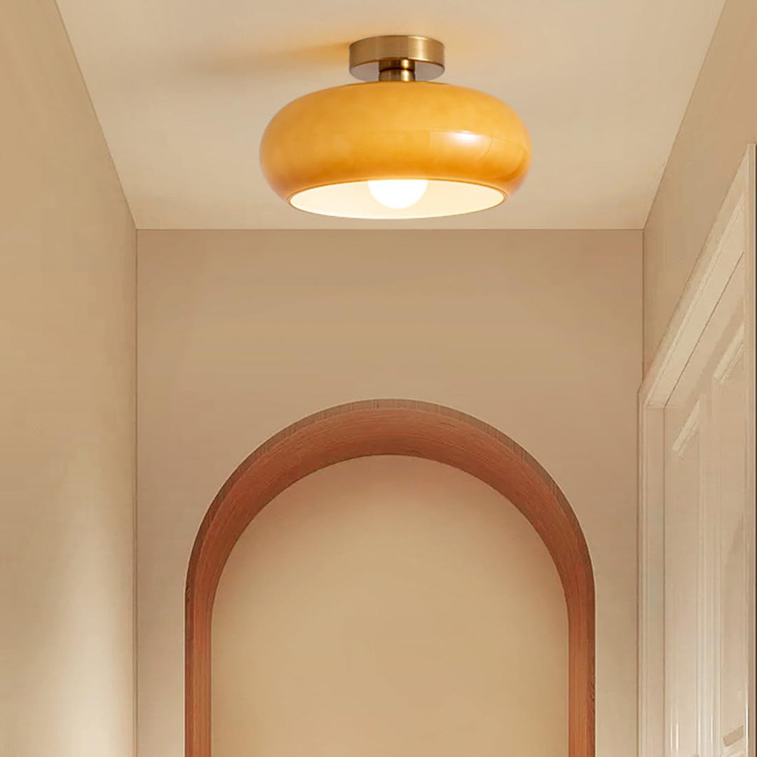 Taklampa Vintage Glas Hänglampa