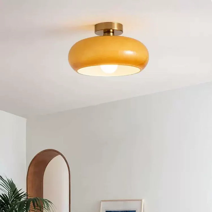 Taklampa Vintage Glas Hänglampa