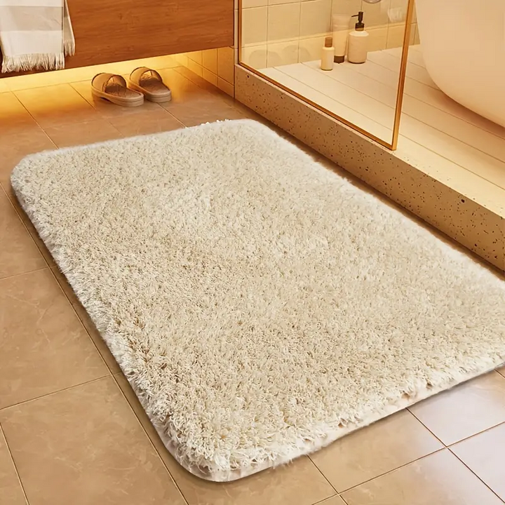 Carvallo – Plysch badmatta med halkfritt design för komfort och säkerhet