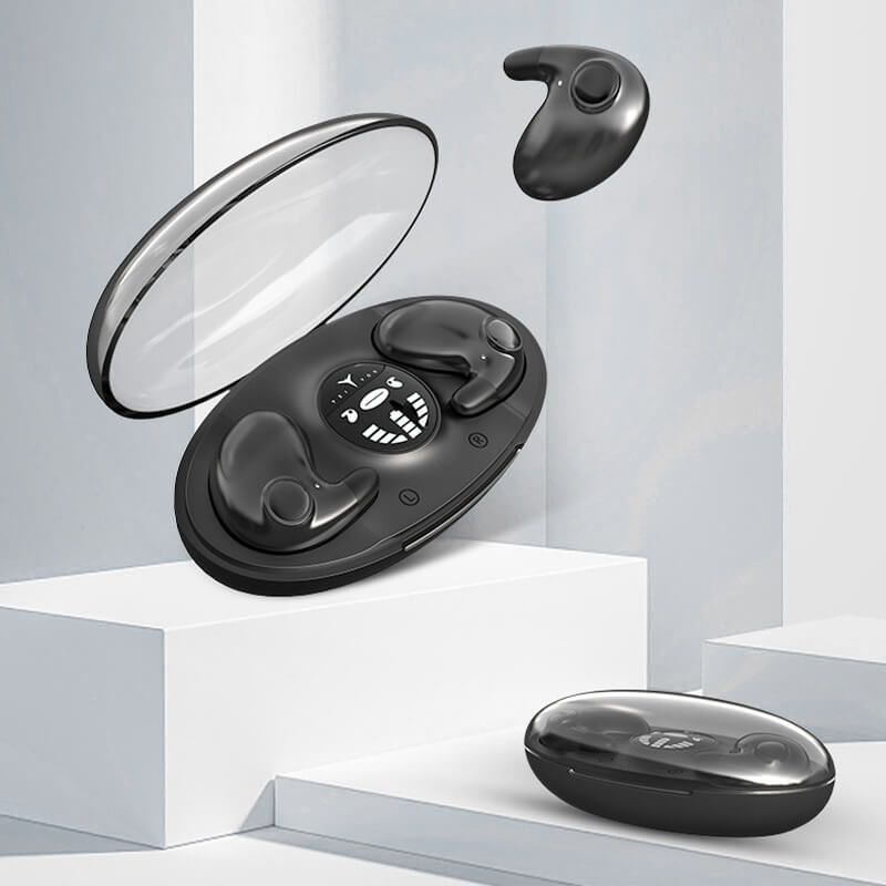 Carvallo Osynliga Sömnheadset Trådlösa | Bluetooth 5.3 | Bullerdämpning &amp; IPX5 Vattentåliga | 24h Batteritid
