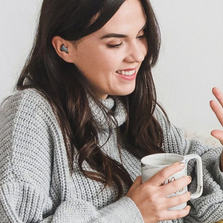 Carvallo Osynliga Sömnheadset Trådlösa | Bluetooth 5.3 | Bullerdämpning &amp; IPX5 Vattentåliga | 24h Batteritid
