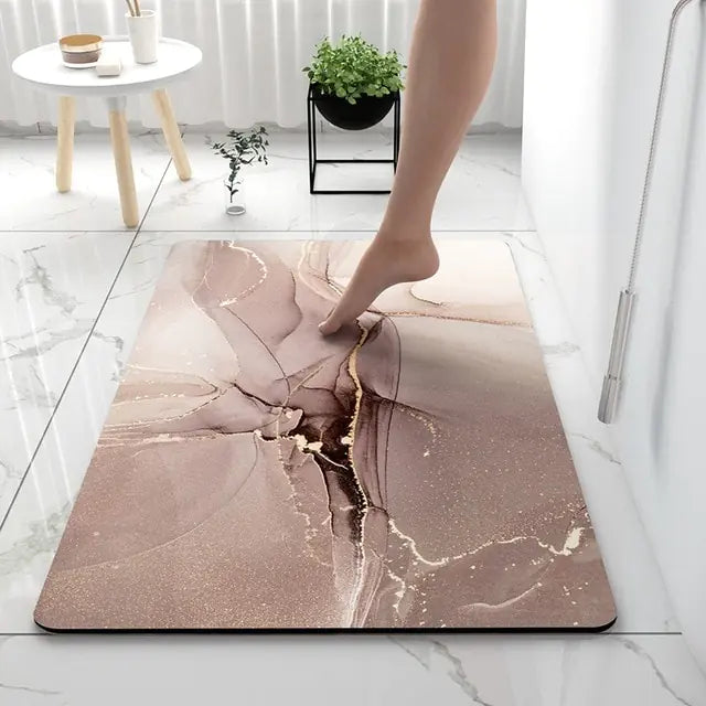 AquaArt Lyx Badmatta - Vattensugande och Snabbtorkande