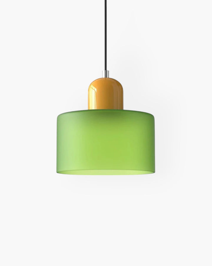 Formiva Pendel Lampa | Retro Modern Glas Skärm | Ambient E26 Belysning | Hårdkopplad Takarmatur