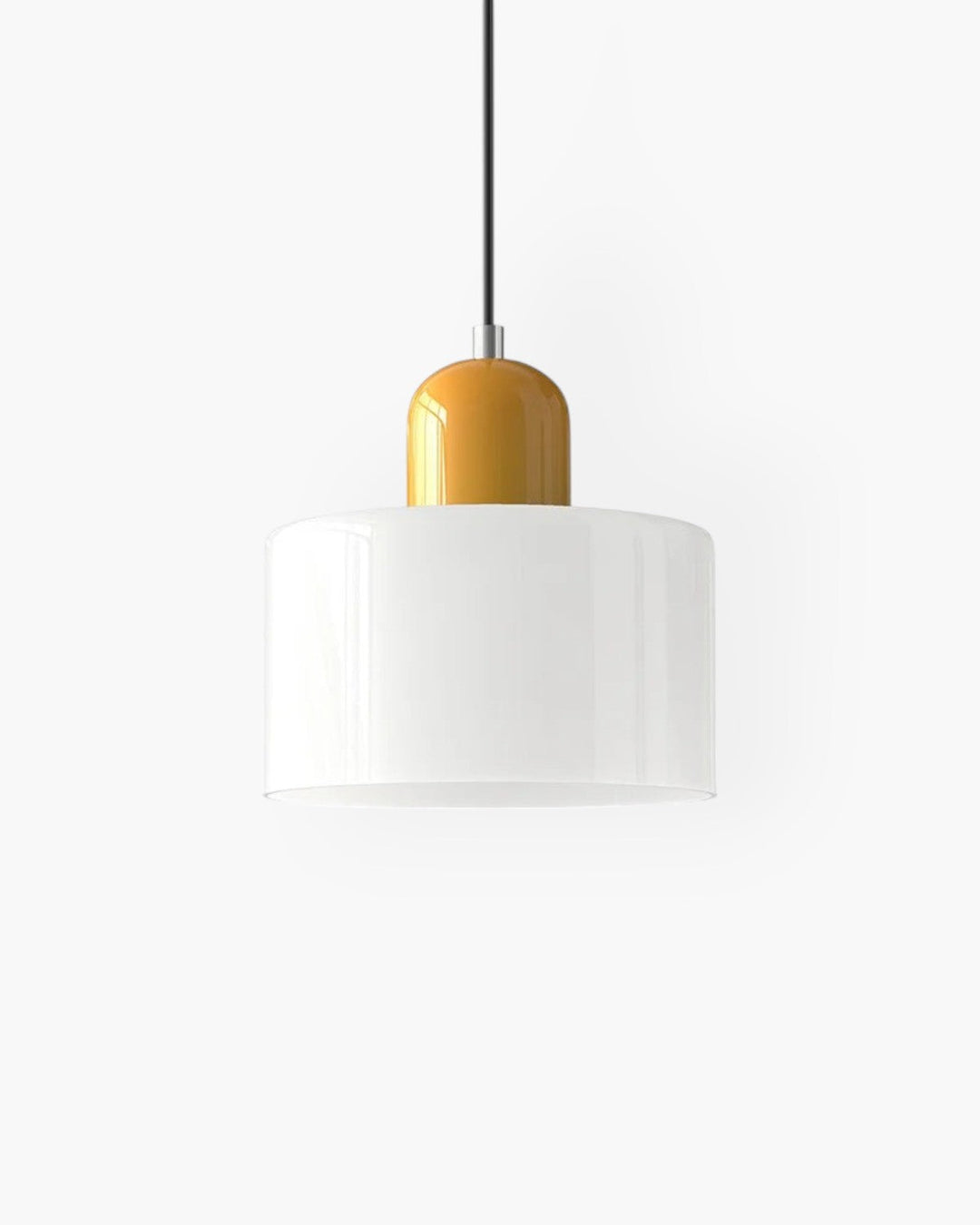 Formiva Pendel Lampa | Retro Modern Glas Skärm | Ambient E26 Belysning | Hårdkopplad Takarmatur